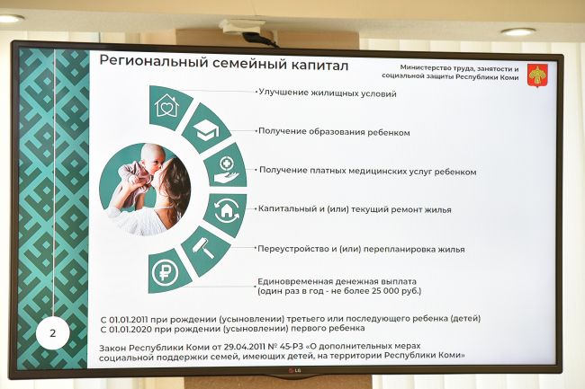 В Коми 25 тыс. рублей за счет средств регионального капитала