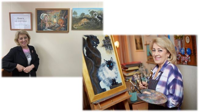 В ухтинской Центральной библиотеке проходит выставка картин от бывшего судьи